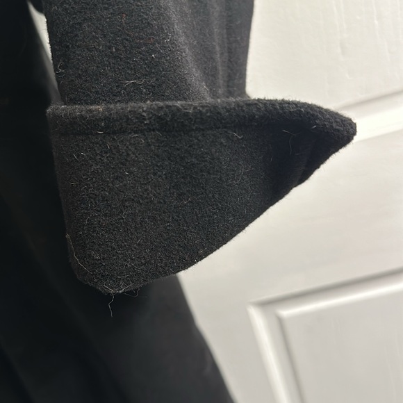 Express Wool Trench Coat black size XS - Picture 4 of 9